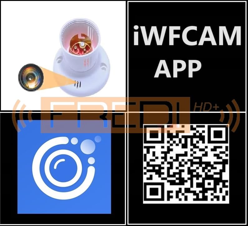 FREDI HD PLUS FREDI HD PLUS WiFi Holder Camera 1080p Hd Clarity Watch Live View Recording Hidden Camera Supported 32GB Sd Card Secret Nanny Cam Indoor Security Camera iWFCam APP  - Image 2