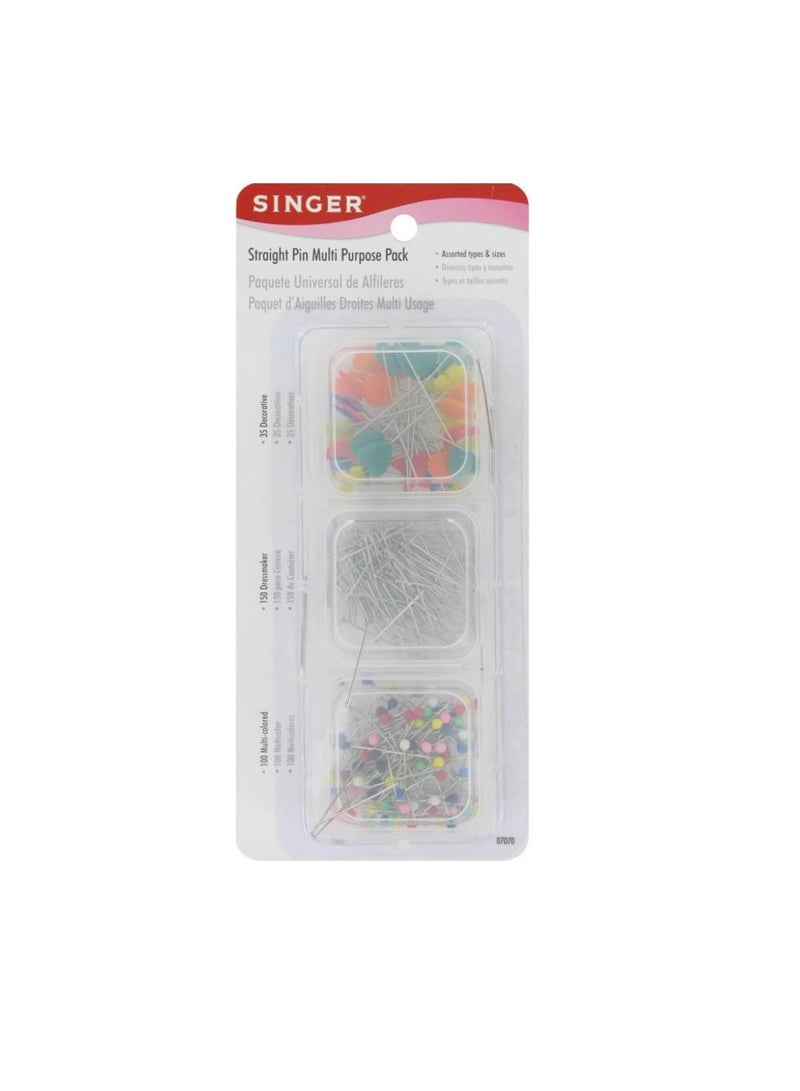 Singer Straight Pins Assorted 285pc - Image 1