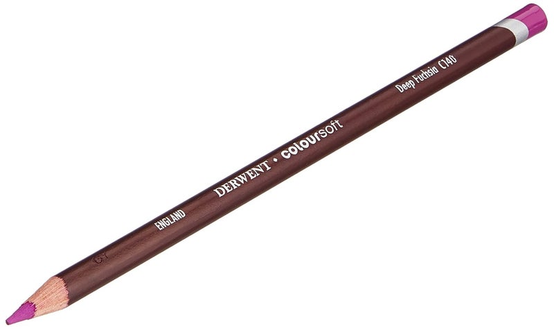 Derwent Coloursoft Colouring Pencils Tin Set of 24Silver - Image 4