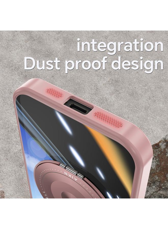 اس-توب جراب لهاتف iPhone 13 Pro مع حامل 360 Magsafe من الأكريليك الهجين المصنوع من مادة TPU - Image 5