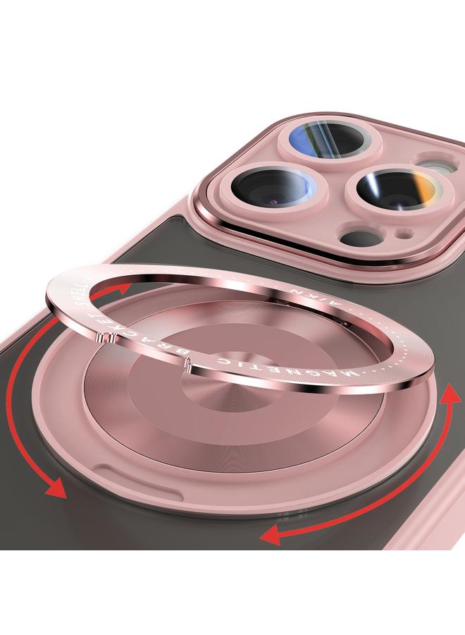 اس-توب جراب لهاتف iPhone 13 Pro مع حامل 360 Magsafe من الأكريليك الهجين المصنوع من مادة TPU - Image 3