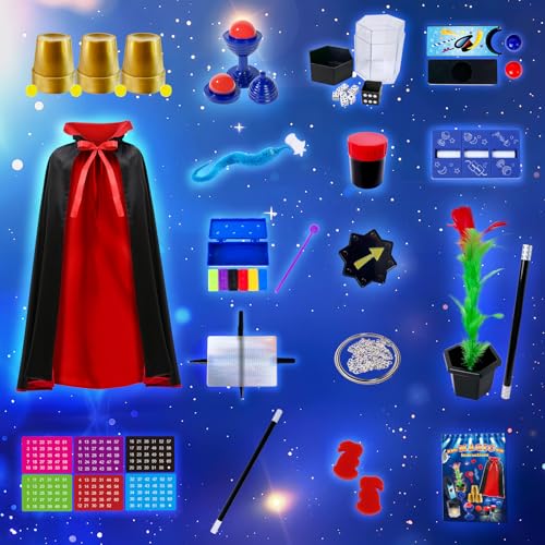 PATIFEED Magic Kit, Magic Set with Magician Costume for Kids Age 6-8, Magic Tricks for Kids Ages 6 7 8 9 10 11 12 Year Old - Image 2