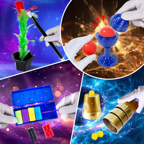 PATIFEED Magic Kit, Magic Set with Magician Costume for Kids Age 6-8, Magic Tricks for Kids Ages 6 7 8 9 10 11 12 Year Old - Image 4