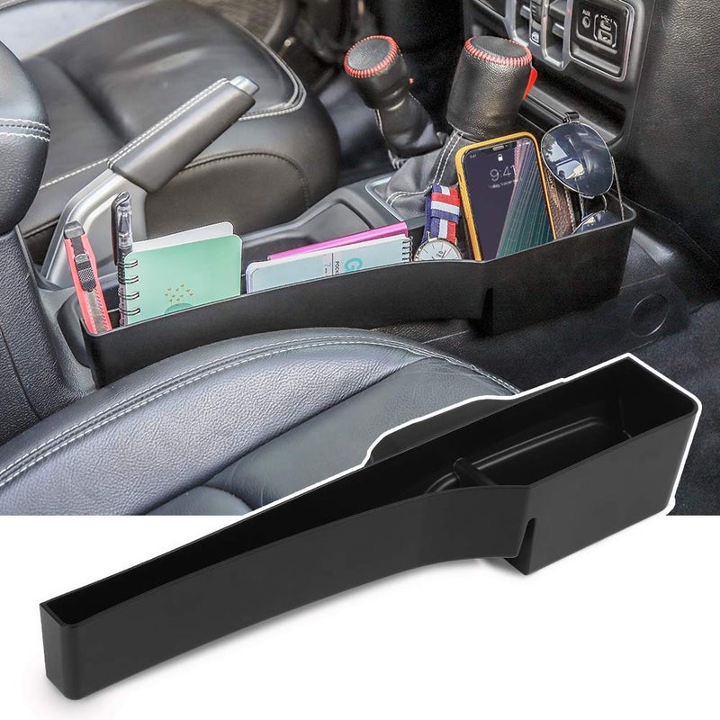 Savadicar GearTray Passenger Side Storage Tray Organizer Box for 2018 2019 2020 2021 2022 2023Current Jeep Wrangler JL JLU Gladiator JT Truck Interior Accessories Black