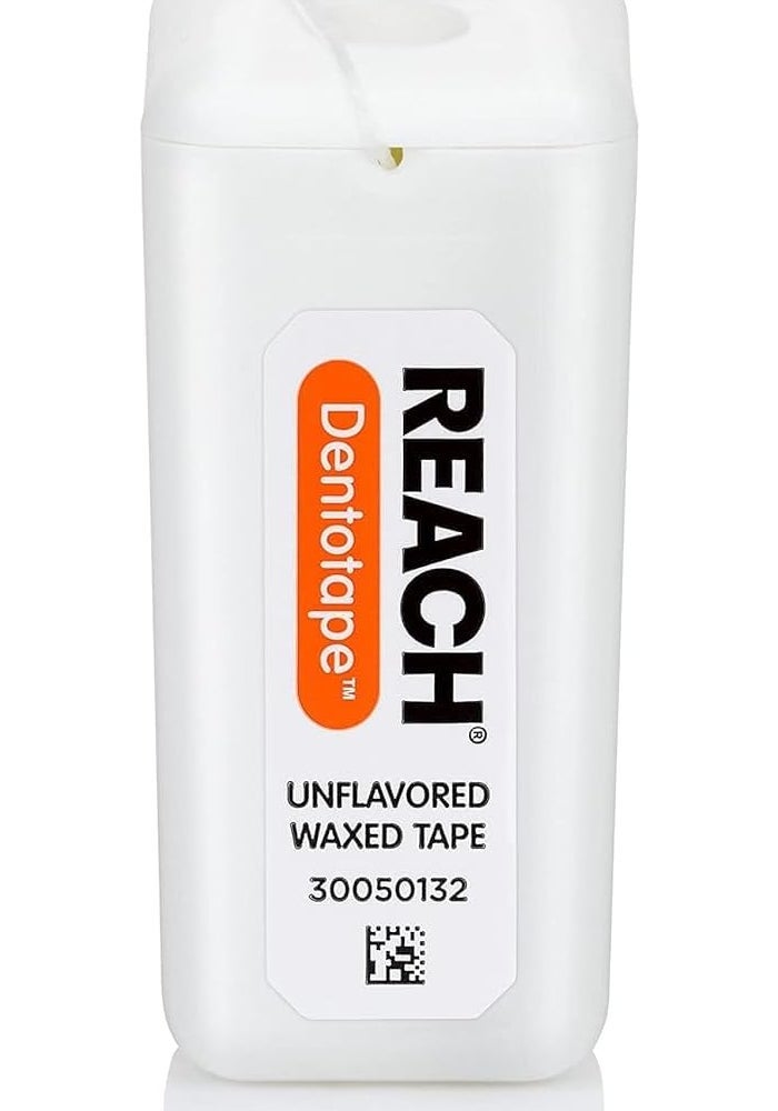 Reach Dentotape Waxed Dental Floss - Unflavored, Extra Wide Cleaning Surface for Large Spaces, 100 Yards (Pack of 3) - Image 5