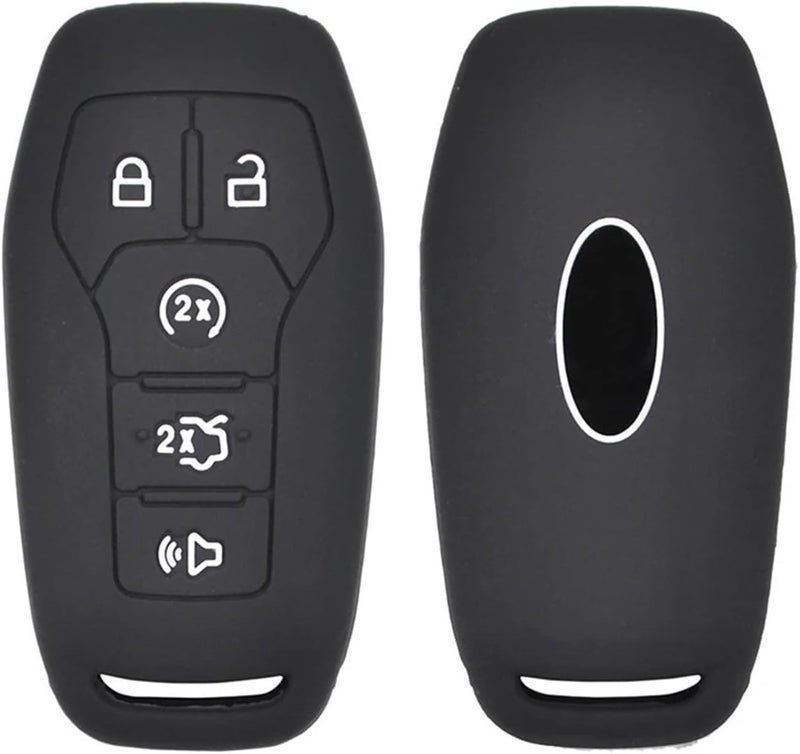 QASULER Silicone Key Fob Cover for Ford and Lincoln - Image 1