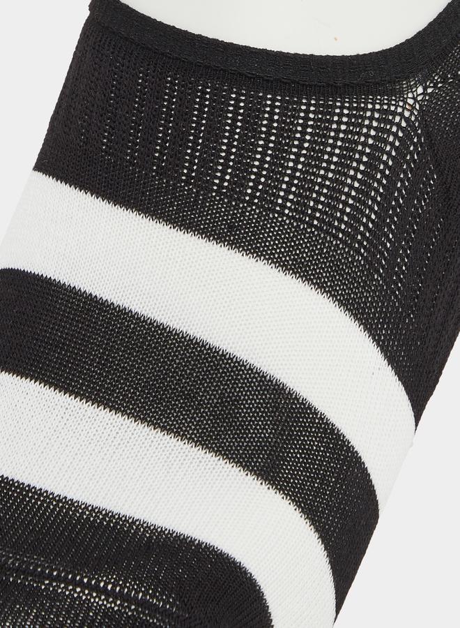 ستايلي جوارب بطانة حذاء مخططة عبوة من - Image 3