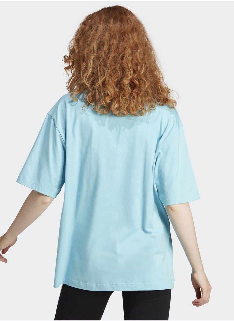 Adidas - Essentials Big Logo Boyfriend T-Shirt - Image 1