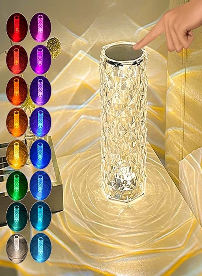 Gesto Crystal Lamp for Home Decor - 16 Color Changing RGB Lights for Room with Remote Control, Touch Control Night lamp for Bedroom | Birthday Gift for Girls, Wedding and Anniversary Gift for Couples - Image 1