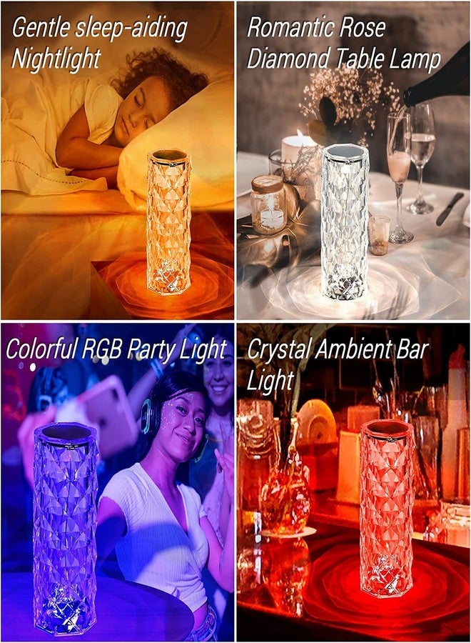 Gesto Crystal Lamp for Home Decor - 16 Color Changing RGB Lights for Room with Remote Control, Touch Control Night lamp for Bedroom | Birthday Gift for Girls, Wedding and Anniversary Gift for Couples - Image 5