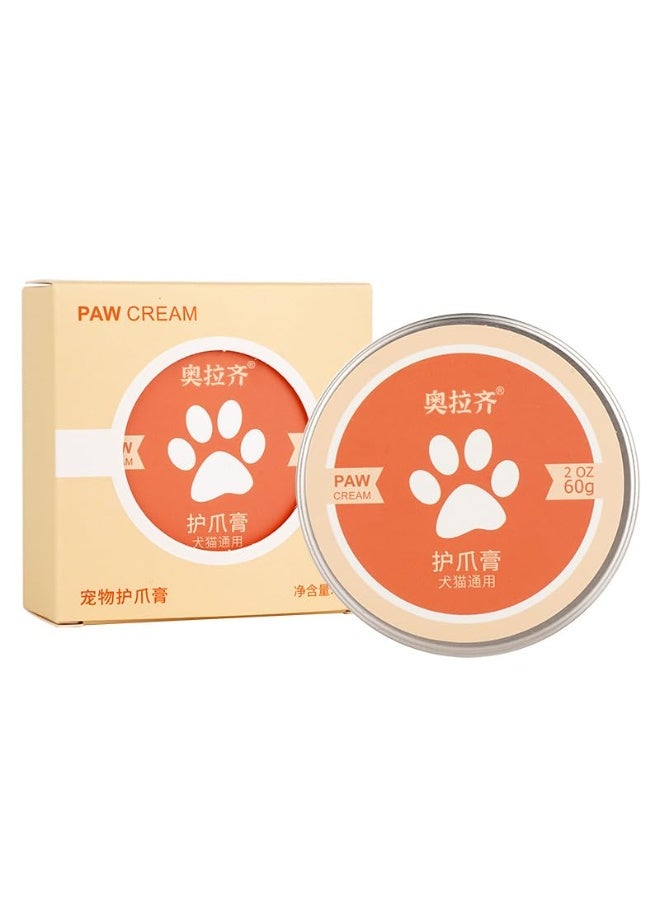 Cat Paw Cream 60g – Full-Size Natural Balm for Dry, Cracked Paws (Safe, Non-Toxic & Hydrating) - Image 1