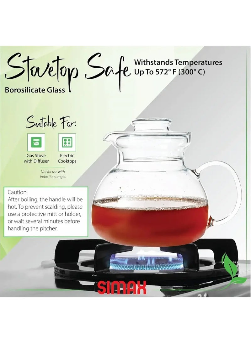 Simax Glassware 1.5L SIMAX Czech Glass-in-Glass Thermal Pitcher - Image 4