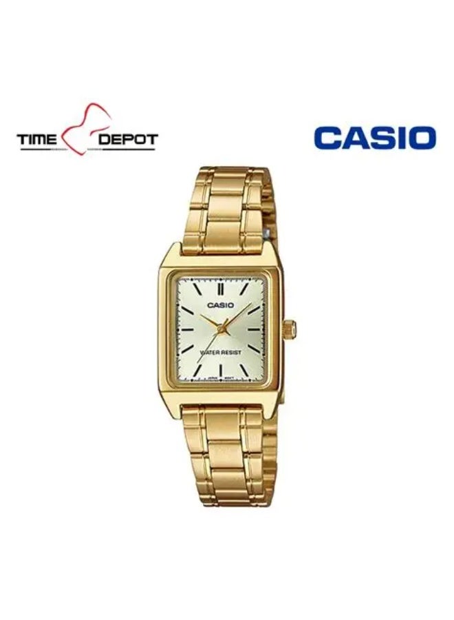 كاسيو ساعة كاسيو LTP-V007G-9E للنساء، ساعة تناظرية، ساعة أنيقة - Image 1