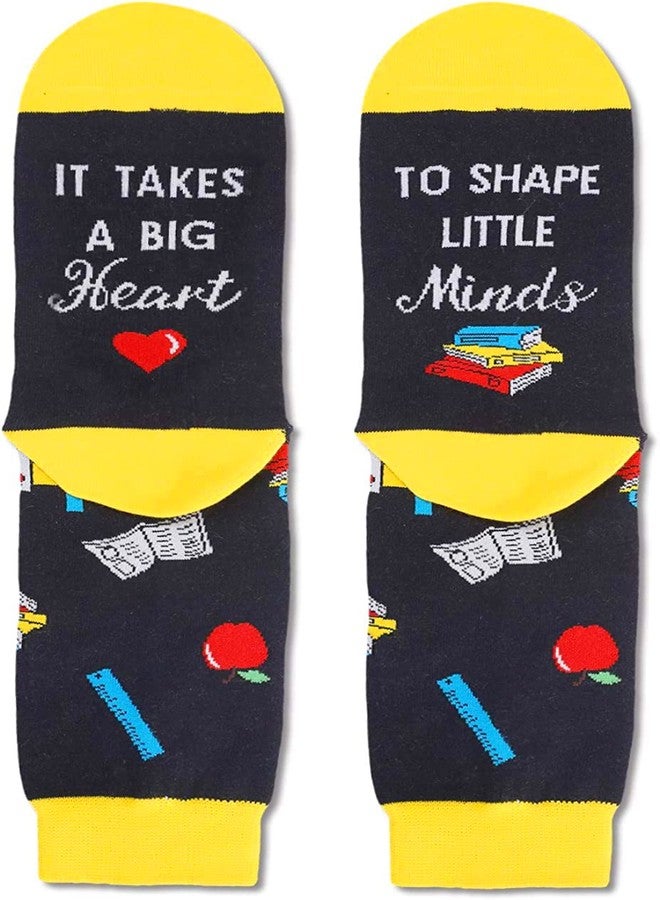 Happy Pop HAPPYPOP Teacher Appreciation Gifts - Teacher Birthday Gifts Back to School Appreciation Week Socks for Women Men - Image 3