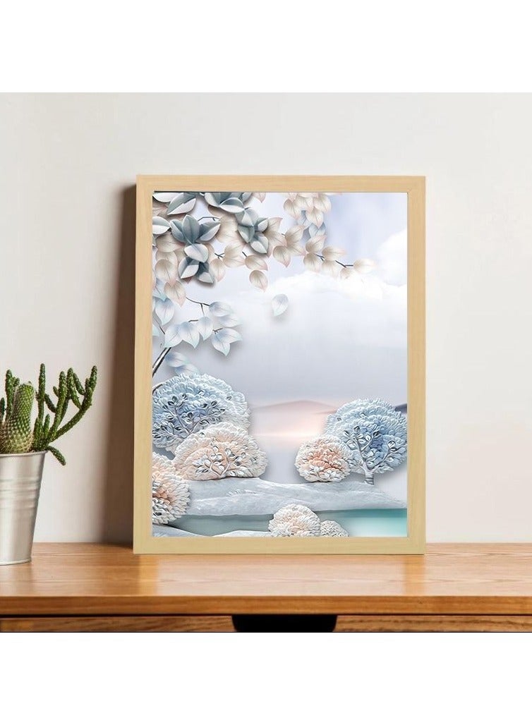 FASHION HOME 4 Packs A4 Display Picture Wall Hanging Photo Certificate Wooden Frame  - Image 4