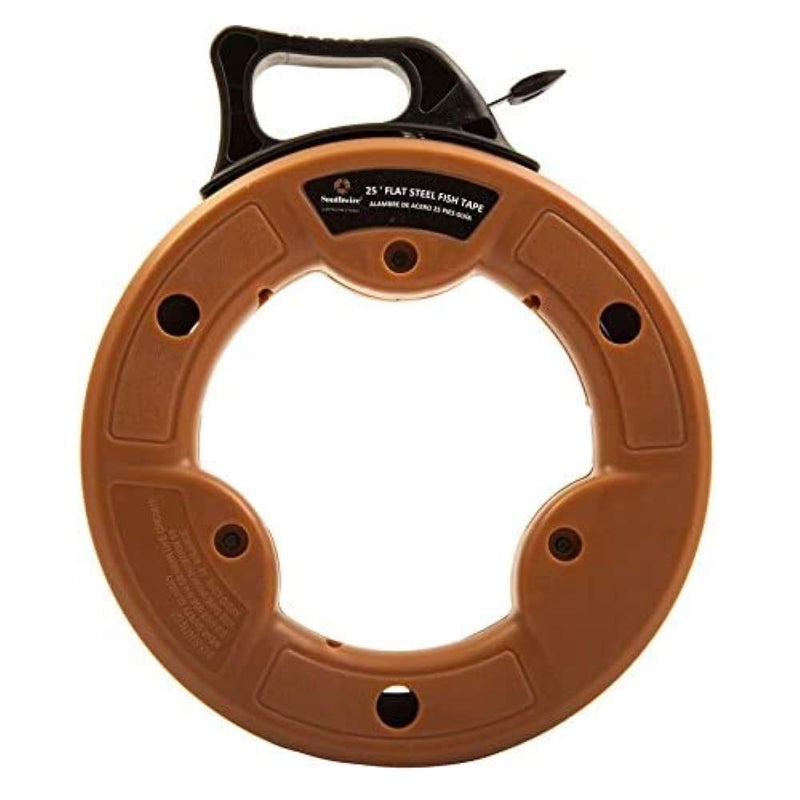 Southwire FTS1/8-25 Flat Steel Fish Tape; 1/8-Inch Wide; 25-Feet - Image 1