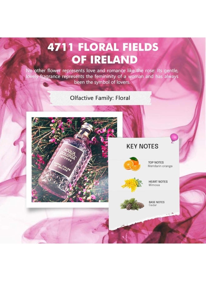 4711 Acqua Colonia Floral Fields of Ireland by Maurer & Wirtz Eau De Cologne Intense Spray (Unisex) 5.7 oz / 169 ml - Image 5