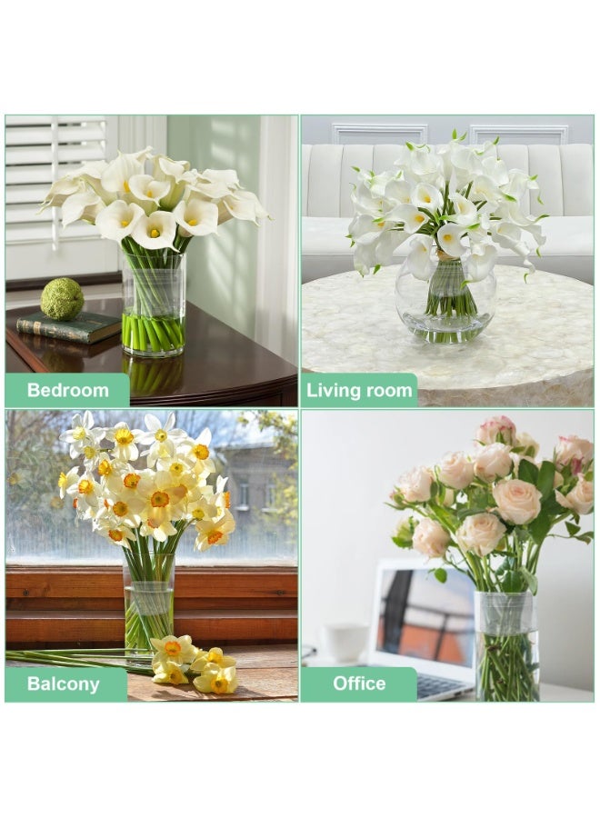2 Pcs Clear Flower Frog Spiral Ikebana Holder Floral Arranging Tool for Vase Bouquet DIY Decor - Image 5