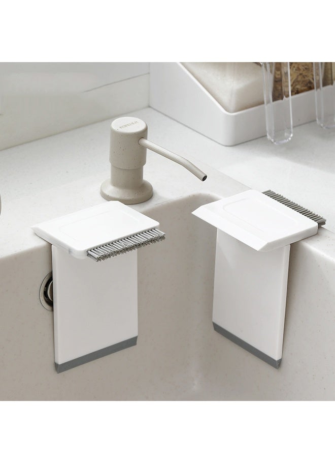 HOMESTAR Kitchen Sink Squeegee and Countertop Brush,3 in 1 Mini Squeegee Sponge Countertop Dirt Cleaning Brush,Multi Purpose Compact Brush Cleans Wet and Dry Spills ﻿ - Image 4