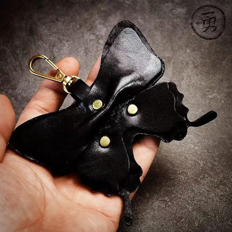 Yzikema Leather erfly Keychain, Boho erfly Women's Decorative Key Fob, Gifts For Nature Lovers And Insect Lovers - Image 4