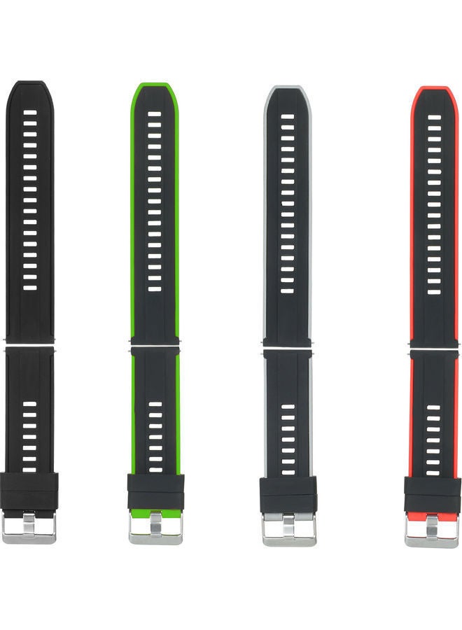 نيبمينينت مجموعة مكونة من 4 أحزمة بديلة للساعة الذكية مقاس 20 مم متعدد الألوان - Image 1