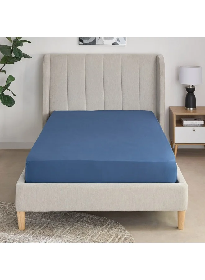 Home Box Essential Cotton Twin Fitted Sheet 120 x 200 x 36 cm