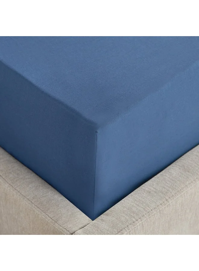 Home Box Essential Cotton Twin Fitted Sheet 120 x 200 x 36 cm