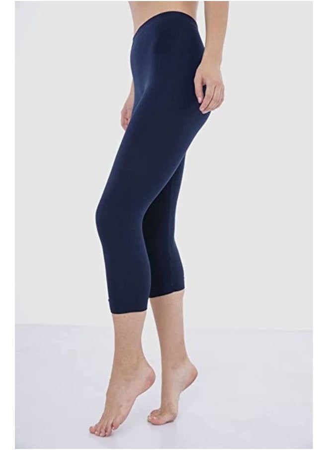 Carina - Plain Bermuda short leggings for women with high elastic waist high quality materials good ventilation and soft touch (2 pieces ) - Image 1