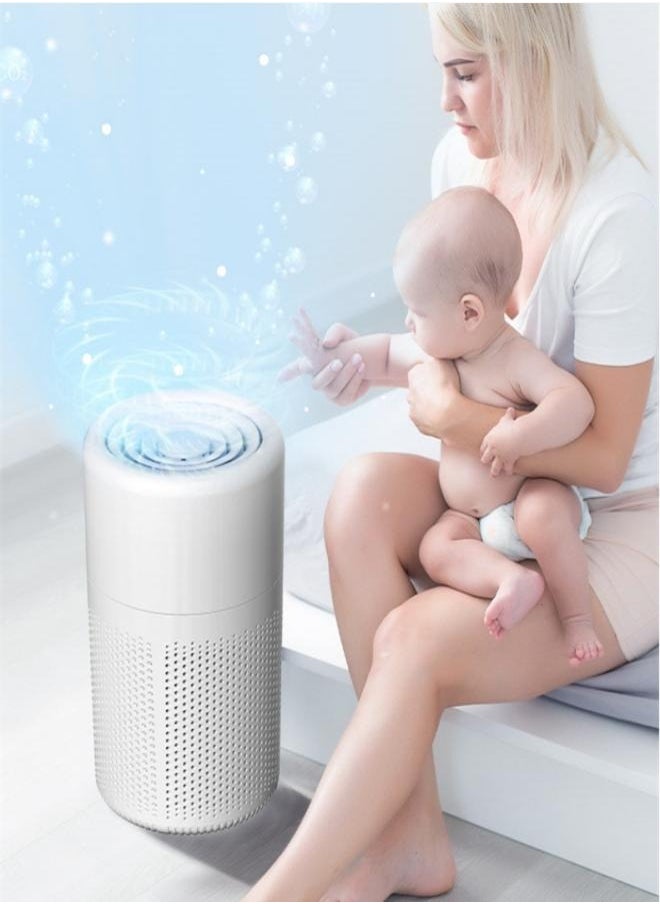 Air purifier removes smoke and odor, household formaldehyde removal, indoor deodorization negative ion purifier