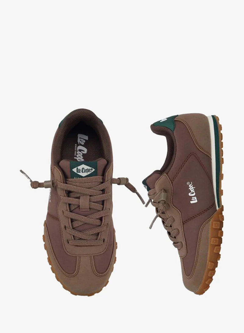 Boys Lace-Up Ankle Sneakers