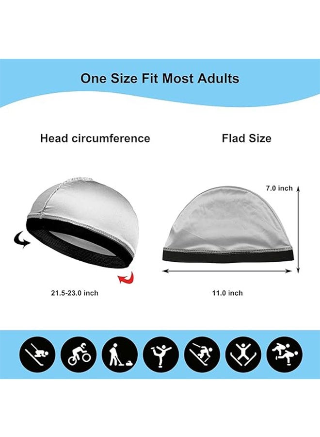 Ba Love 4 Pcs Wave Cap, Silk Stocking Wave Caps for 360 Waves, Silky Durag for Men, Stain Caps (Black) - Image 4