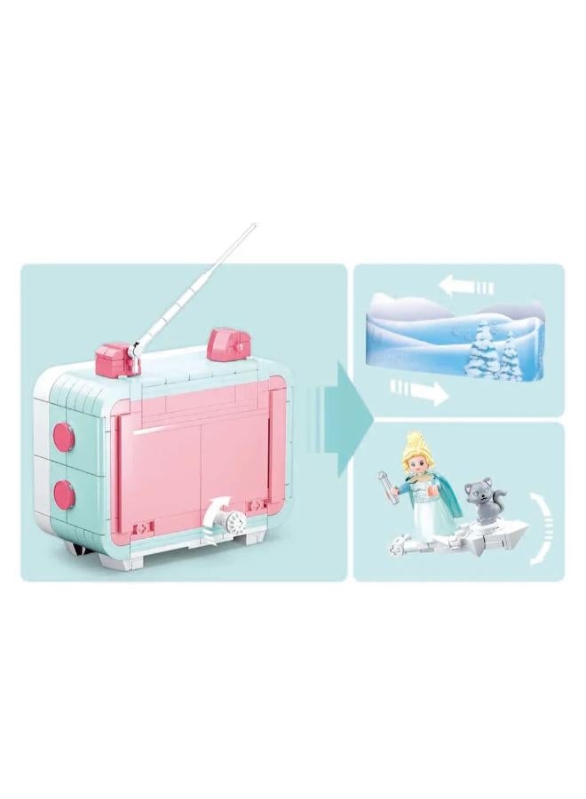 Sluban Mini Handcraft Frozen Princess's TV - 375 Pcs - Image 3