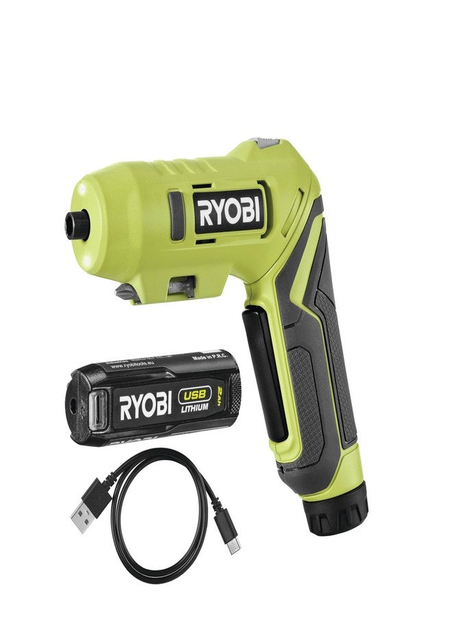 Ryobi RSDP4-120G 4V Cordless Pivoting Screwdriver (1 x 4V 2.0Ah) - Image 1