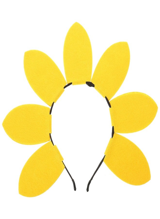 Amosfun Sunflower Headband - Yellow Costume Headwear, Plastic Sunflower Headband for Women, Girls Hair Hoop for Party, Carnival, Birthday, Halloween, Fancy Dress, Cosplay, Stage Performance - Image 1