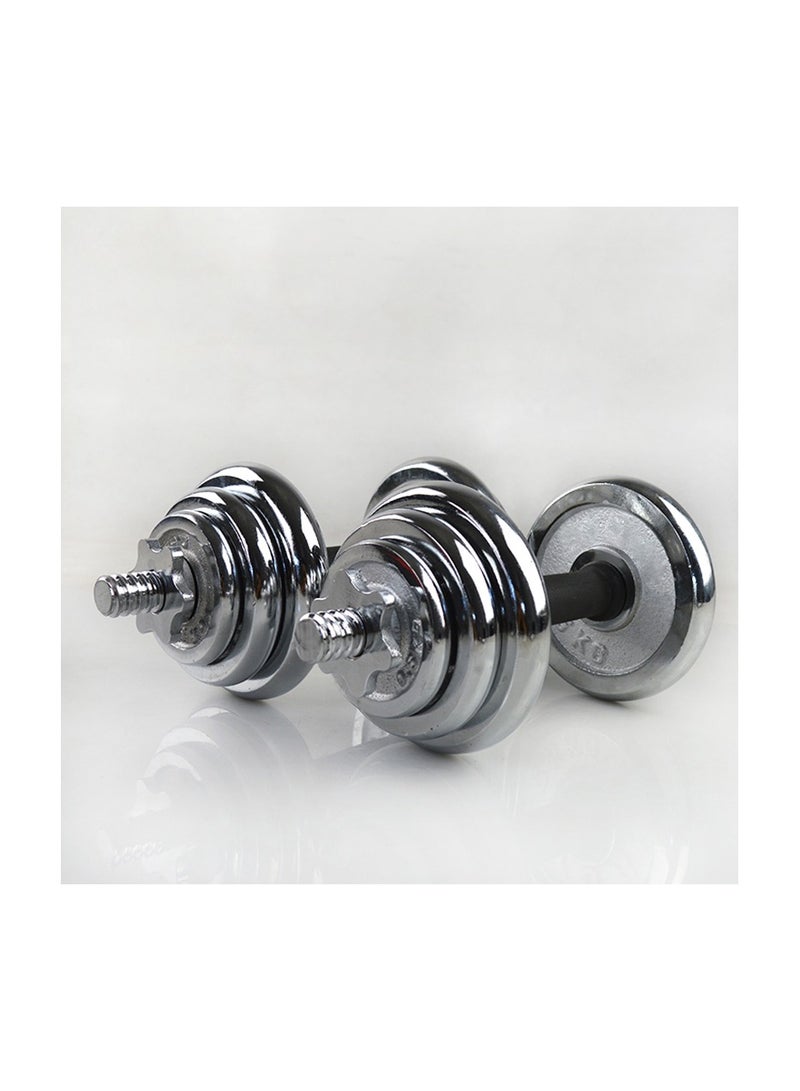 H PRO Pro 20Kg Chrome Dumbbell |Ideal For Strength And Muscle Training - Image 2
