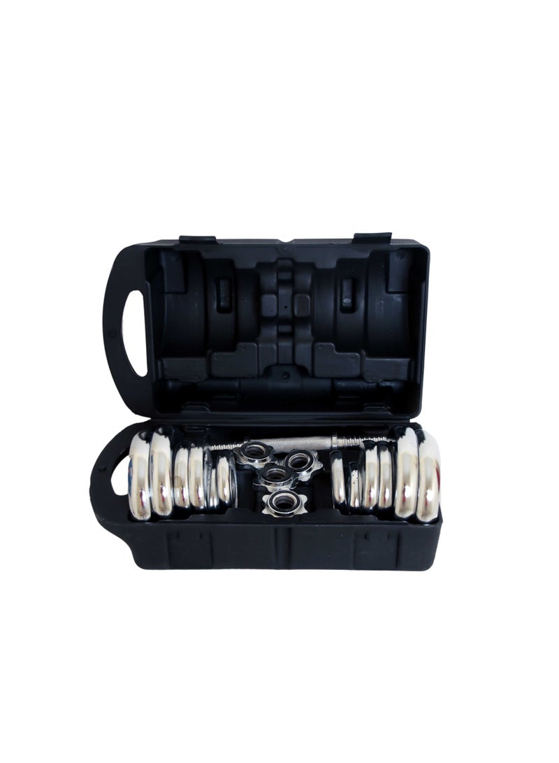 H PRO Pro 20Kg Chrome Dumbbell |Ideal For Strength And Muscle Training - Image 3