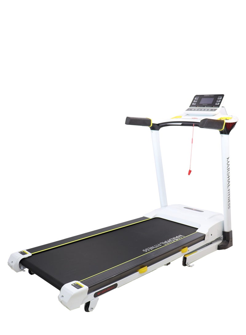 Marshal Fitness MF-3325-1-45C Electric Incline 4 HP DC Motor Foldable LCD Display Treadmill With Bluetooth MP3 USB And Speaker For Home Use - Image 1