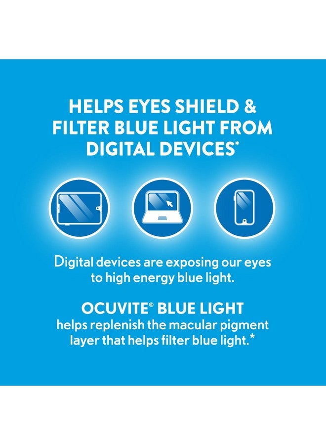 Ocuvite باوش + لومب أوكيوفيت ضوء أزرق لوتين 25 ملغ مكمل لوتين وزياكسانثين، 30 كبسولة لينة - Image 2