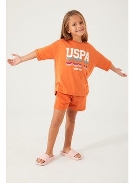 Base. Polo Assn. Orange Girls' Suit