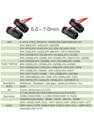 Generic Earphone Tips 12pcs Premium Replacement Earbud Tips