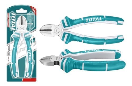 TOTAL MR LIGHT TOTAL Iron Diagonal Cutting Pliers (Multicolour, Large)  - Image 4