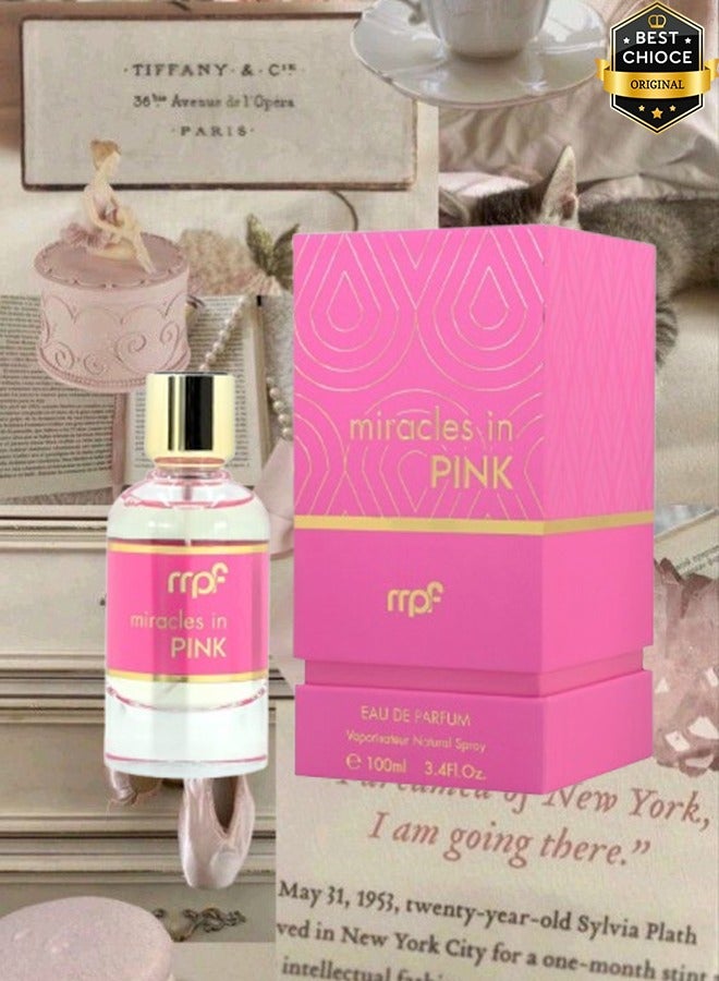 mpf 5 Pieces Miracles In Pink Perfume 100ml EDP - Image 2