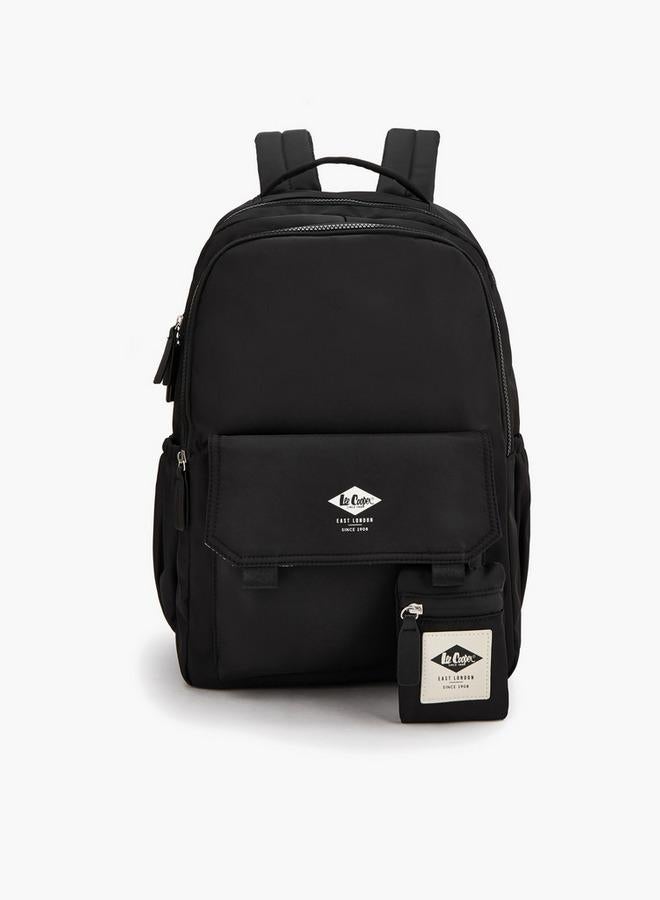Lee Cooper Contrast Trim Backpack With Detachable Coin Purse - Image 1