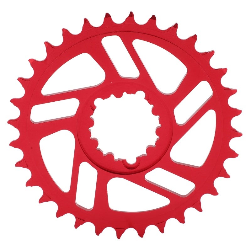 LeBycle Direct Mount Chainring 32T Aluminum Alloy Mountain Bike Chainring - 3mm Offset Anodized Red for 8-11 Speed Smooth Ride - Image 5