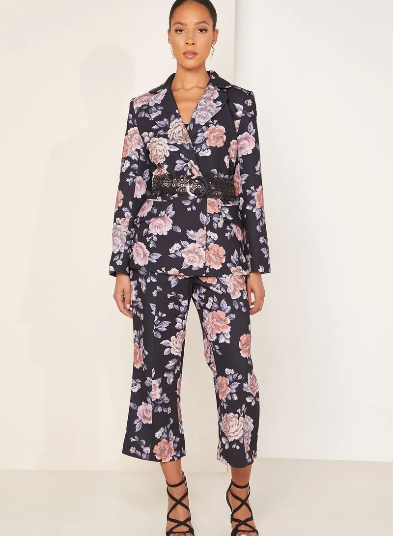 Keepsake Atomic Floral Print Flared Pants