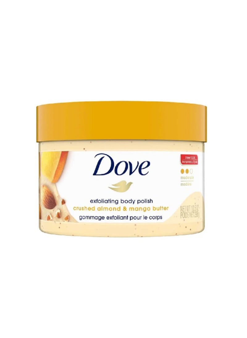 Dove Ground Almond Butter & Mango Body Scrub 298g - Image 2