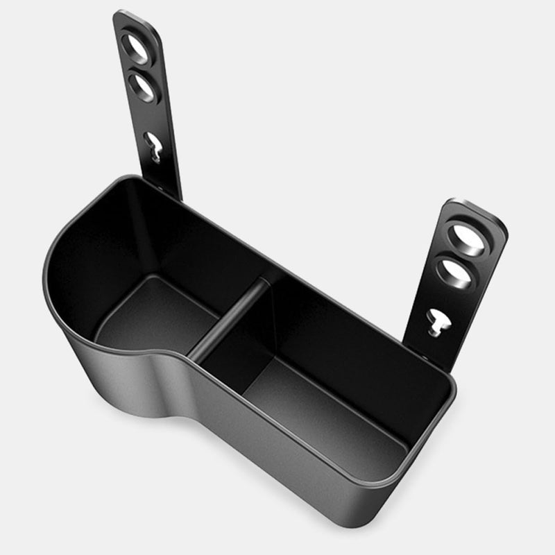 Car Backseat Cup Holder and Snack Tray, 2pcs Adjustable Dividers Vehicle Drink Holder Organizer, Universal Automotive Storage for Car Headrest, Black - Image 4