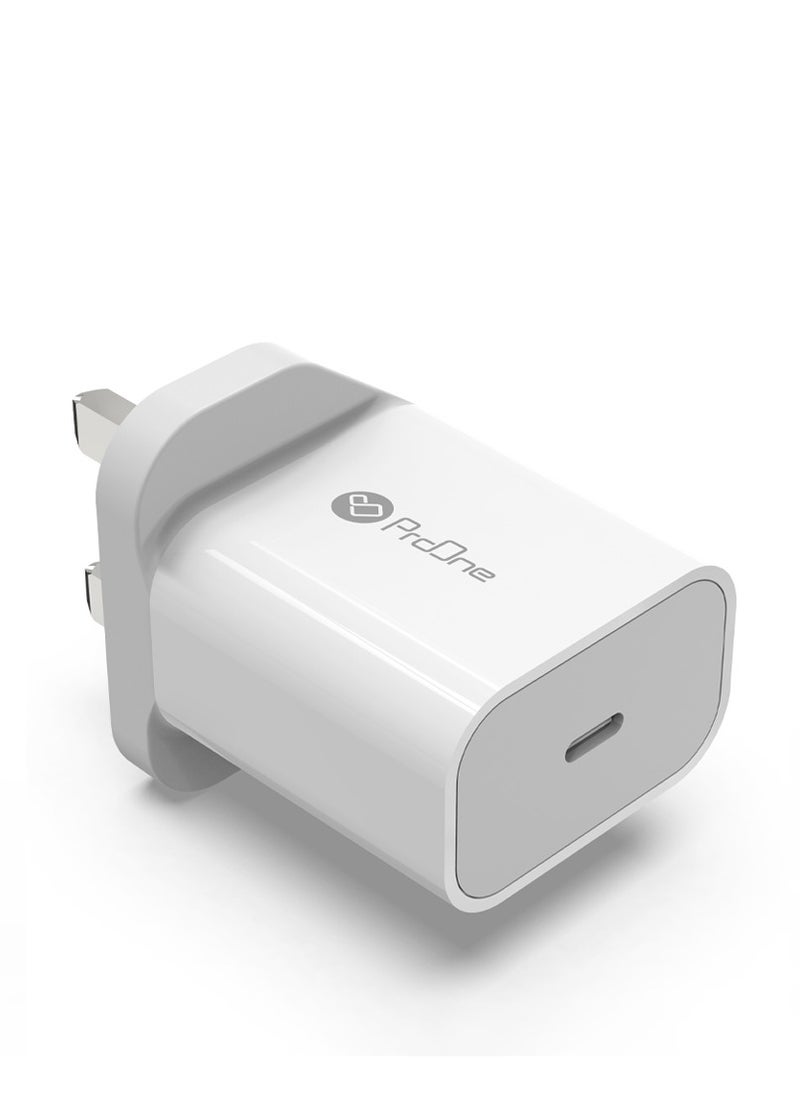 ProOne - ProOne 30W Fast USB C Charger, Type-C Power Plug, Universal Travel Adapter, USB-C Plug for Phone 15/15 Pro Max/15 Pro/15 Plus/14/13/12/11, ect - Image 1