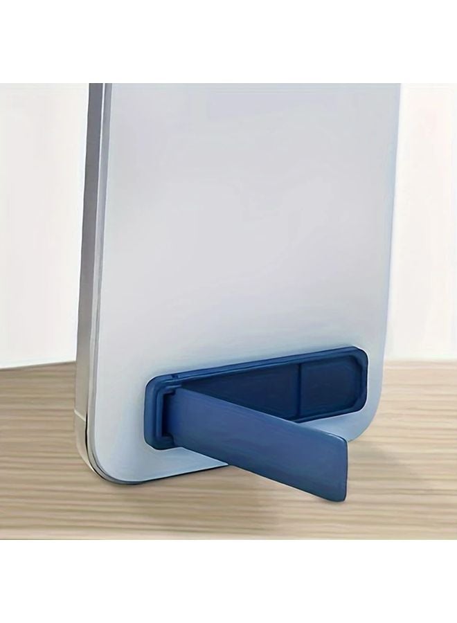 Ultra Thin Mini Metal Folding Phone Stand Portable Smartphone Desk Holder Red - Image 5