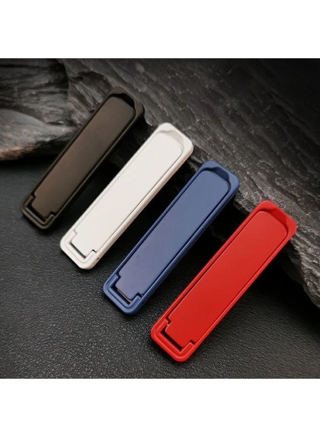 Ultra Thin Mini Metal Folding Phone Stand Portable Smartphone Desk Holder Red - Image 3